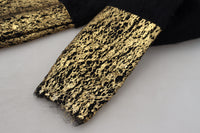 Thumbnail for Stunning Black and Gold Crewneck Sweater