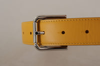 Thumbnail for Elegant Leather Belt in Sunshine Yellow
