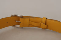 Thumbnail for Elegant Leather Belt in Sunshine Yellow