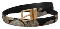 Thumbnail for Multicolored Jacquard Leather Belt