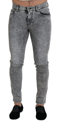 Thumbnail for Chic Slim Fit Gray Denim