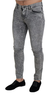 Thumbnail for Chic Slim Fit Gray Denim