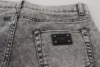 Thumbnail for Chic Slim Fit Gray Denim