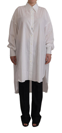 Thumbnail for Elegant White Cotton Buttoned Shirt