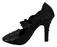 Thumbnail for Elegant Crystal Embellished Cinderella Pumps