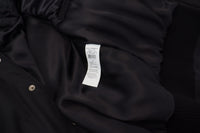 Thumbnail for Elegant Black Crystal-Embellished Bomber Jacket