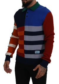 Thumbnail for Pullover Sweater in Multicolor Stripes