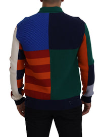 Thumbnail for Pullover Sweater in Multicolor Stripes
