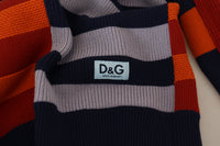Thumbnail for Pullover Sweater in Multicolor Stripes