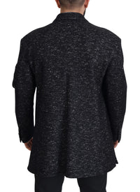 Thumbnail for Sleek Patterned Wool Double Breasted Jacket