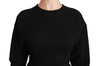 Thumbnail for Elegant Black Bodycon Sheath Midi Dress