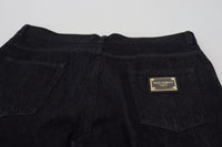 Thumbnail for Black Washed Cotton Men Casual Denim Jeans