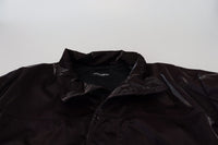 Thumbnail for Elegant Bordeaux Collared Jacket