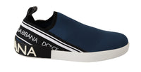 Thumbnail for Elegant Blue & White Loafer Sneakers