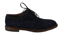 Thumbnail for Elegant Blue Derby Dress Shoes