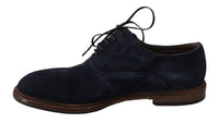 Thumbnail for Elegant Blue Derby Dress Shoes