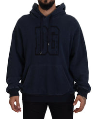 Thumbnail for Elegant Dark Blue Cotton Pullover Sweater