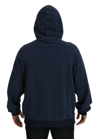 Thumbnail for Elegant Dark Blue Cotton Pullover Sweater