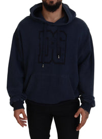Thumbnail for Elegant Dark Blue Cotton Pullover Sweater
