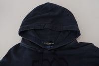 Thumbnail for Elegant Dark Blue Cotton Pullover Sweater