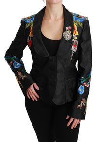 Thumbnail for Enchanted Sicilian Brocade Blazer