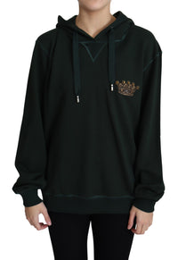 Thumbnail for Regal Crown Embroidered Hoodie