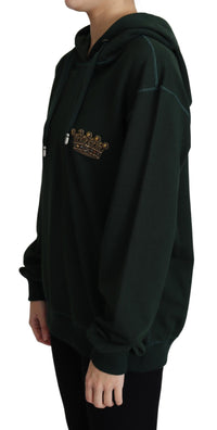 Thumbnail for Regal Crown Embroidered Hoodie