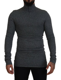 Thumbnail for Elegant Dark Gray Pullover Sweater