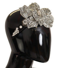 Thumbnail for Elegant Crystal Diadem Headband - Chic Black