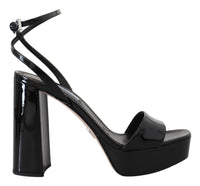 Thumbnail for Elevate Your Elegance with Glossy Black Heels