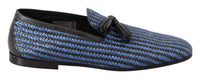 Thumbnail for Elegant Woven Leather Loafers