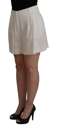 Thumbnail for Elegant High Waist White Culotte Shorts