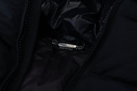 Thumbnail for Sleek Black Hooded Short Sleeve Jacket