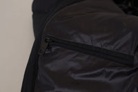 Thumbnail for Sleek Black Hooded Short Sleeve Jacket