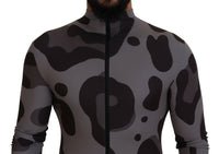 Thumbnail for Elite Gray Patterned Men's Wetsuit Swimwear