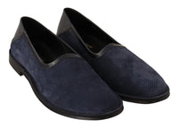 Thumbnail for Elegant Perforated Leather Loafers