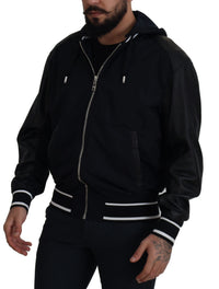 Thumbnail for Elegant Black Bomber Blouson Jacket