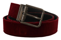 Thumbnail for Velvet Maroon Elegance Belt