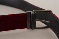 Thumbnail for Velvet Maroon Elegance Belt