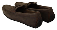 Thumbnail for Elegant Brown Leather Loafers