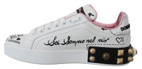 Thumbnail for Queen Crown Chic Leather Sneakers