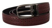 Thumbnail for Elegant Leather Belt with Metal Buckle