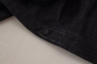 Thumbnail for Elegant Black Denim Jacket