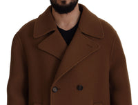 Thumbnail for Elegant Double Breasted Brown Jacket