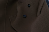 Thumbnail for Elegant Double Breasted Brown Jacket