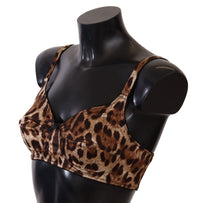 Thumbnail for Brown Leopard Women Bra Underwear