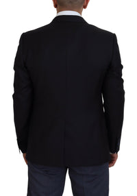 Thumbnail for Elegant Dark Blue Martini Blazer