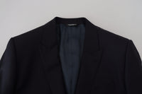 Thumbnail for Elegant Dark Blue Martini Blazer