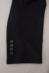 Thumbnail for Elegant Dark Blue Martini Blazer