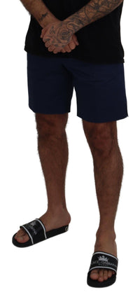 Thumbnail for Elegant Blue Chino Shorts – Regular Fit